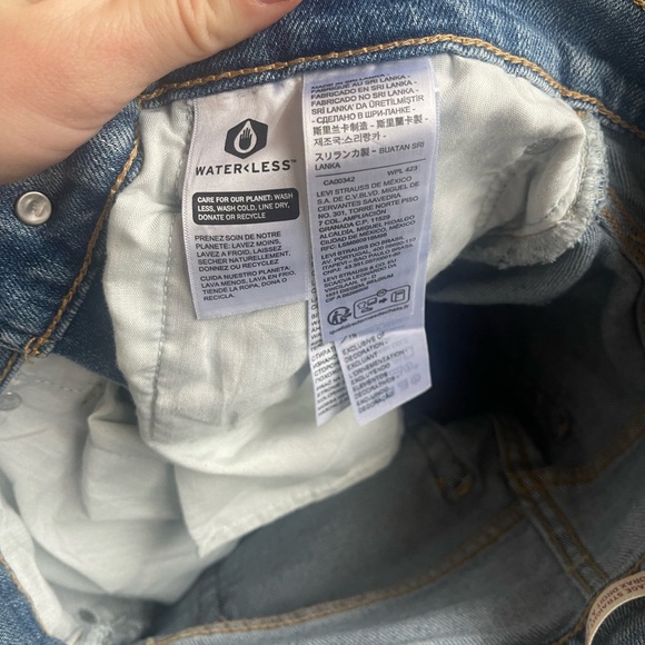 Ribcage Straight Ankle Women's Jeans 26 in Dance Around Medium Wash - Picture 10 of 12